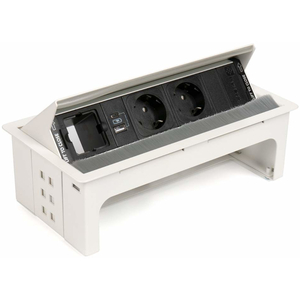 ASA Plastici   Versanet WH 2x220, 2 USB (06131F00029)